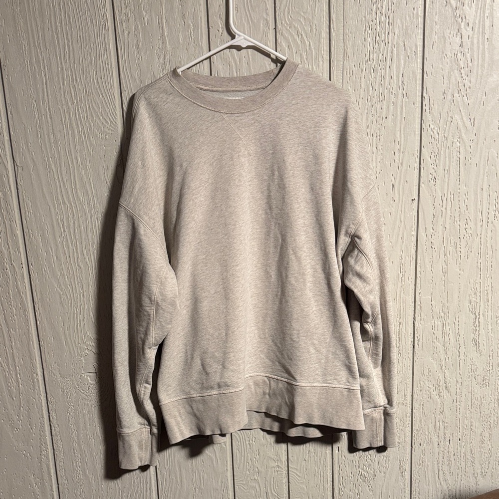 Banana Republic “Guide” Men's Light Gray Crewneck Sweater -